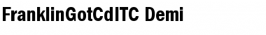 Download FranklinGotCdITC Demi Font