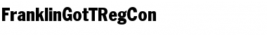 Download FranklinGotTRegCon Regular Font