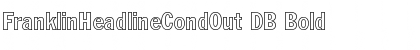 Download FranklinHeadlineCondOut DB Font