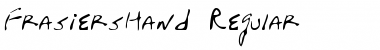 Download FrasiersHand Regular Font