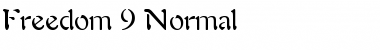 Download Freedom 9 Normal Font