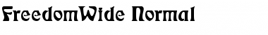 Download FreedomWide Font