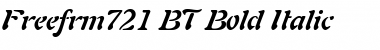 Download Freefrm721 BT Font