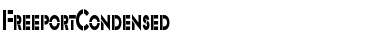 Download FreeportCondensed Font