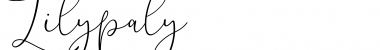 Download Lilypaly Regular Font Title Preview