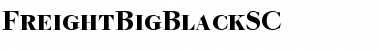 Download FreightBigBlackSC Font