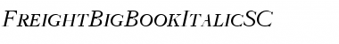 Download FreightBigBookItalicSC Font