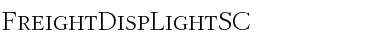 Download FreightDispLightSC Regular Font