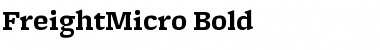 Download FreightMicro Bold Font