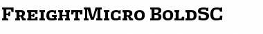 Download FreightMicro BoldSC Font