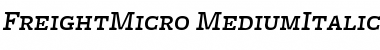 Download FreightMicro Font