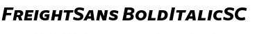 Download FreightSans BoldItalicSC Font