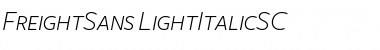 Download FreightSans LightItalicSC Font