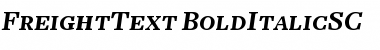 Download FreightText BoldItalicSC Font