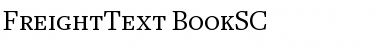 Download FreightText BookSC Font