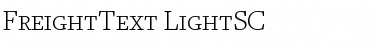 Download FreightText LightSC Font