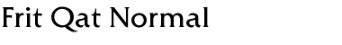 Download Frit-Qat Normal Font