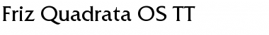 Download Friz Quadrata OS TT Regular Font
