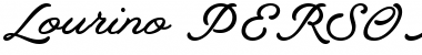 Download Lourino PERSONAL USE ONLY Regular Font Title Preview