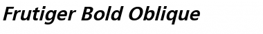 Download Frutiger Bold Oblique Font