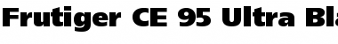 Download Frutiger CE 95 Ultra Black Font