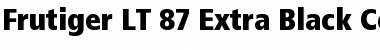 Download Frutiger LT 87 ExtraBlackCn Regular Font