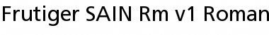 Download Frutiger SAIN Rm v.1 Roman Font