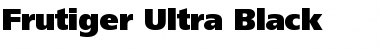 Download Frutiger Ultra Black Font