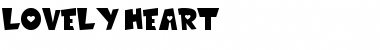 Download LOVELY HEART Regular Font Title Preview