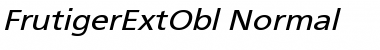 Download FrutigerExtObl Font