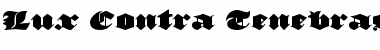 Download Lux Contra Tenebras Expanded Expanded Font Title Preview