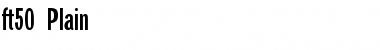 Download ft50 Font