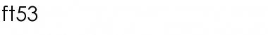 Download ft53 Font