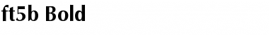 Download ft5b Font