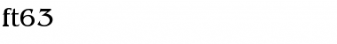 Download ft63 Font
