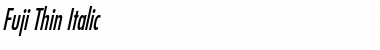 Download Fuji Thin Font