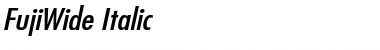 Download FujiWide Font