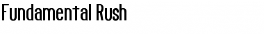 Download Fundamental Rush Regular Font