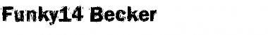 Download Funky14 Becker Regular Font