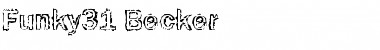 Download Funky31 Becker Regular Font