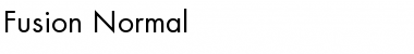 Download Fusion-Normal Font
