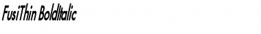 Download FusiThin Font