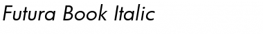 Download Futura Bk Book Italic Font