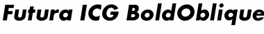 Download Futura ICG BoldOblique Font
