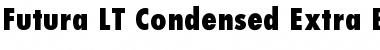 Download Futura LT CondensedExtraBold Font
