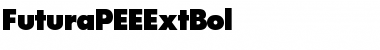 Download FuturaPEEExtBol Regular Font