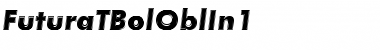 Download FuturaTBolOblIn1 Regular Font