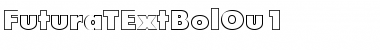 Download FuturaTExtBolOu1 Regular Font