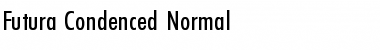 Download Futura_Condenced-Normal Font