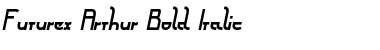 Download Futurex Arthur Bold Italic Font